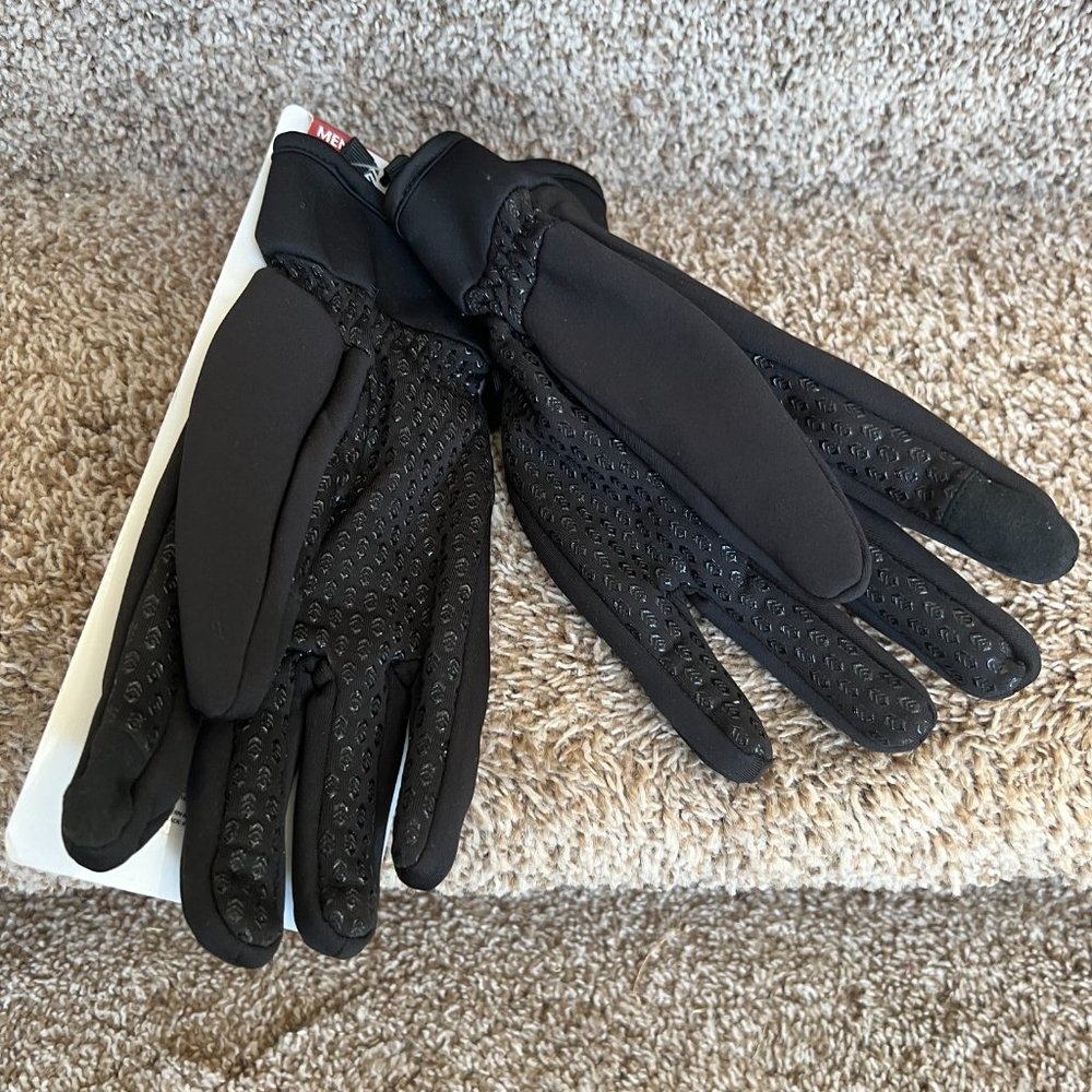 Free Country Men's Black Softshell Gloves .